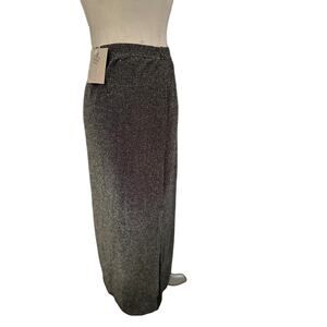 MinkPink Metallic Midi Skirt, Size L, NWT